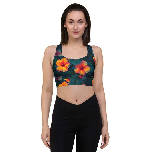 Longline sports bra