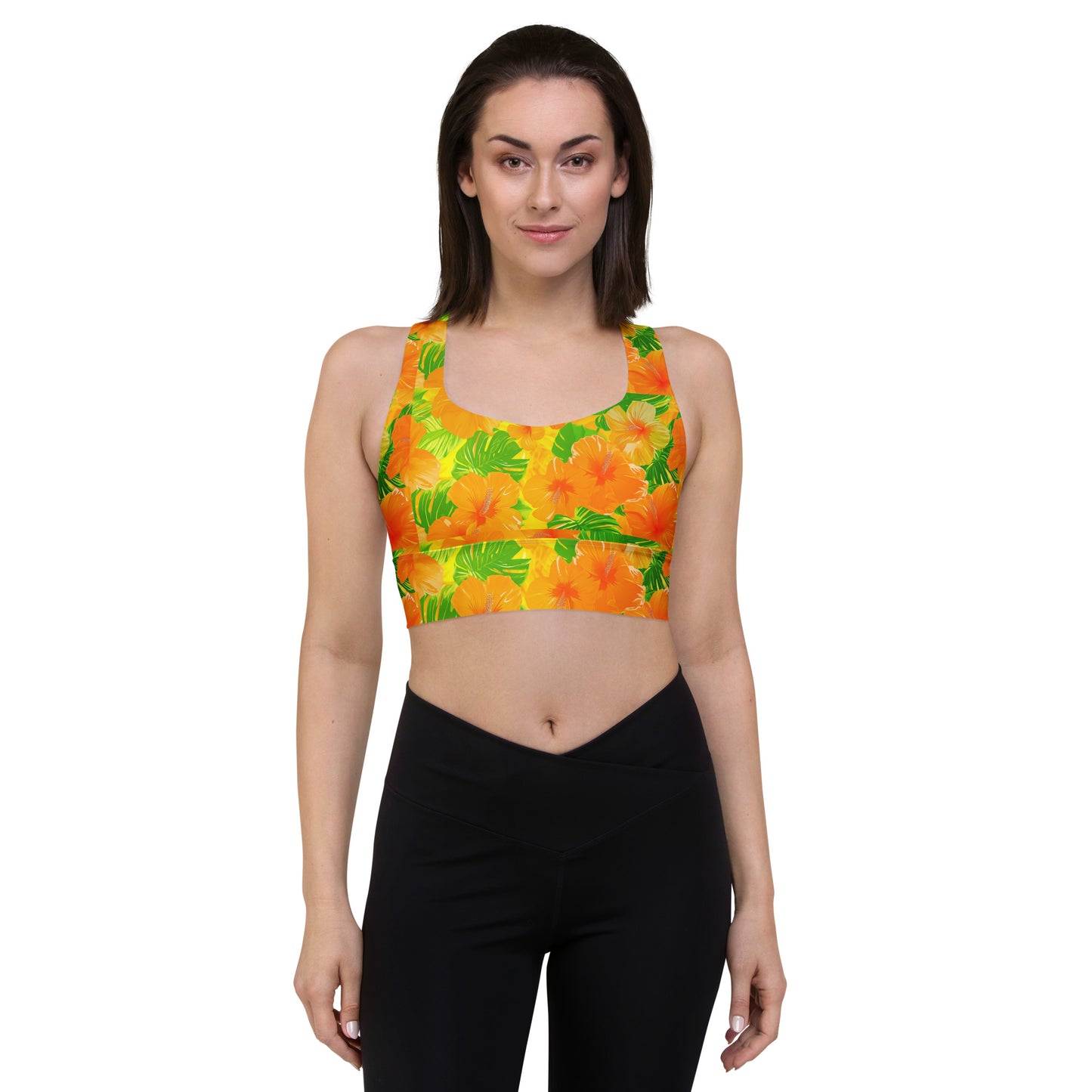 Longline sports bra