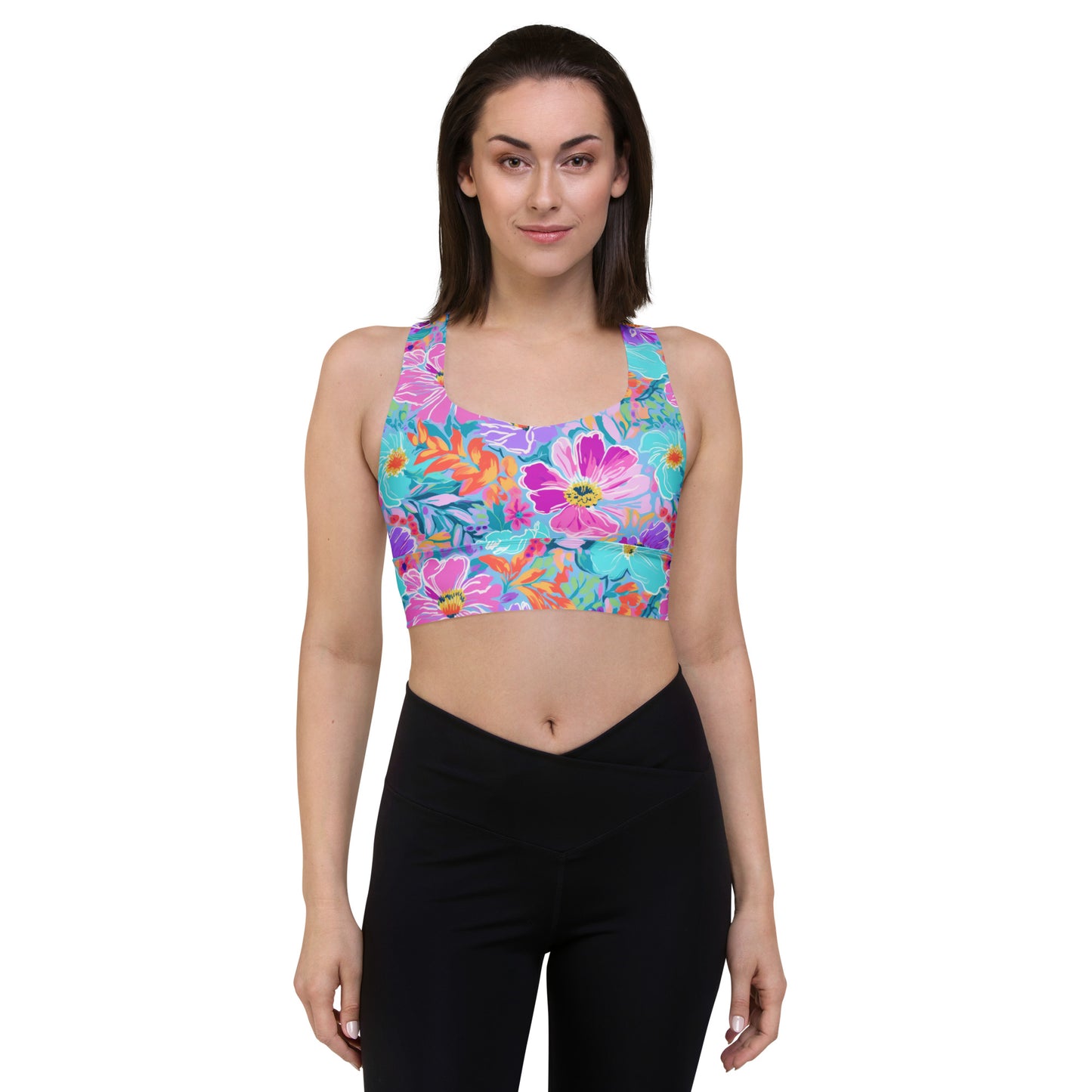 Longline sports bra