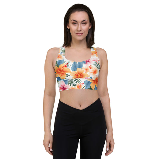 Longline sports bra