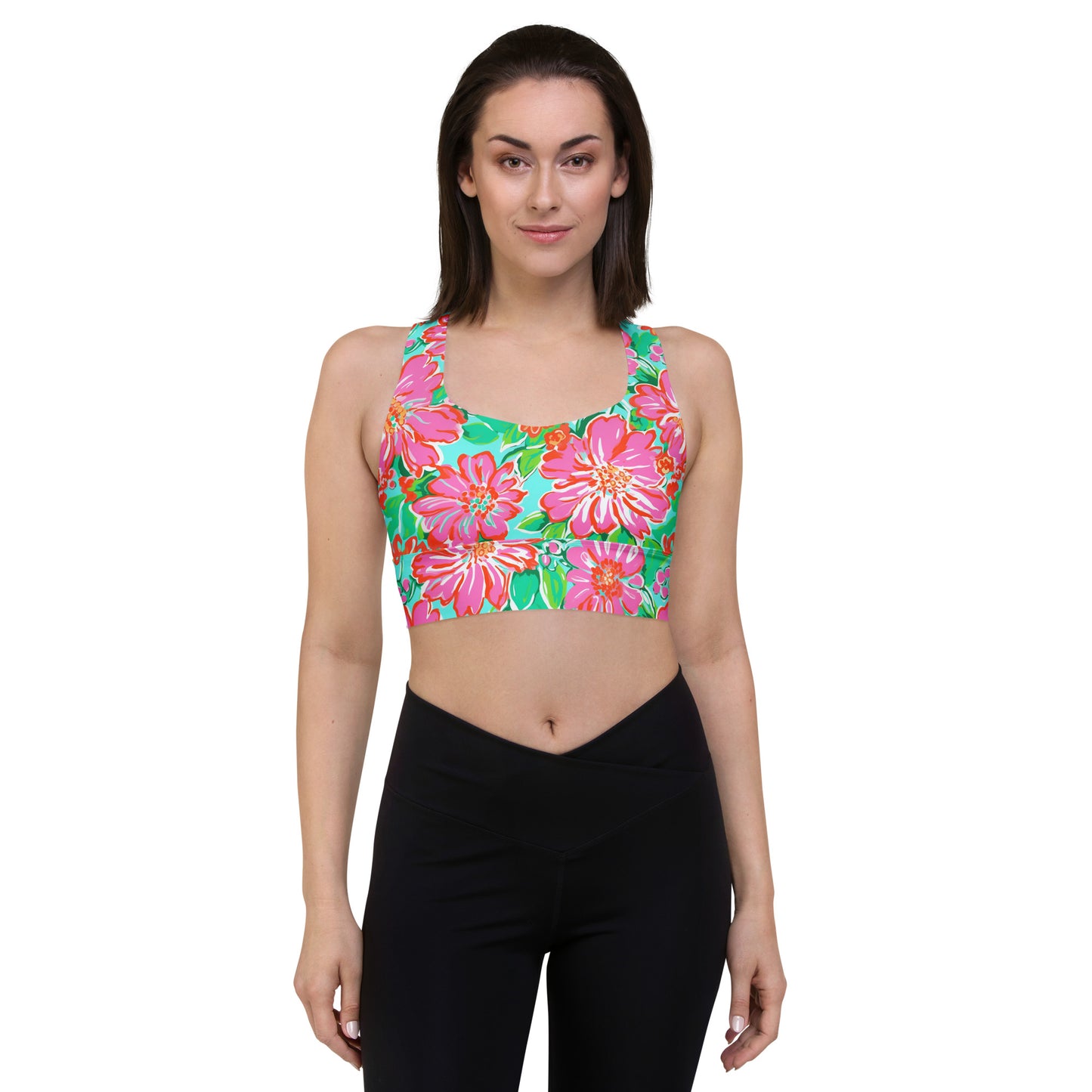 Longline sports bra