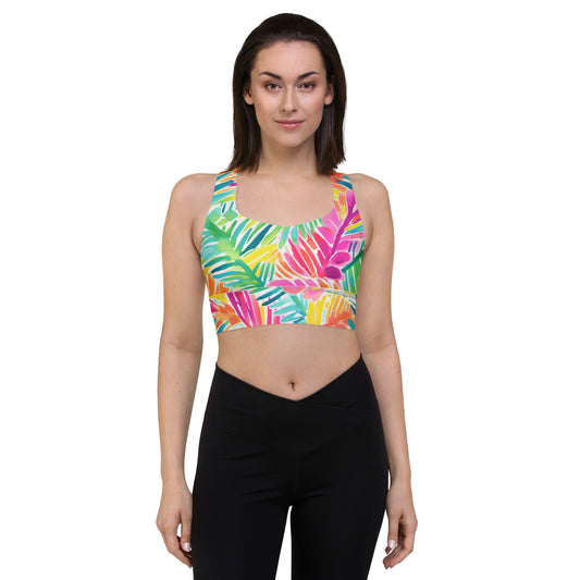 Longline sports bra