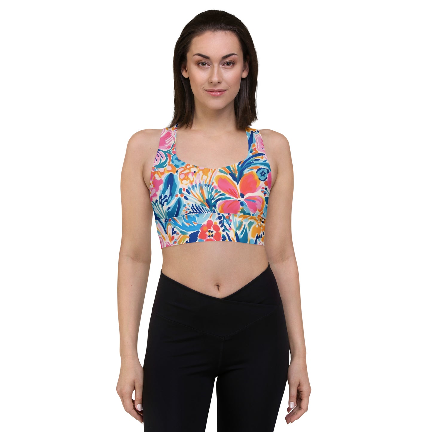 Longline sports bra