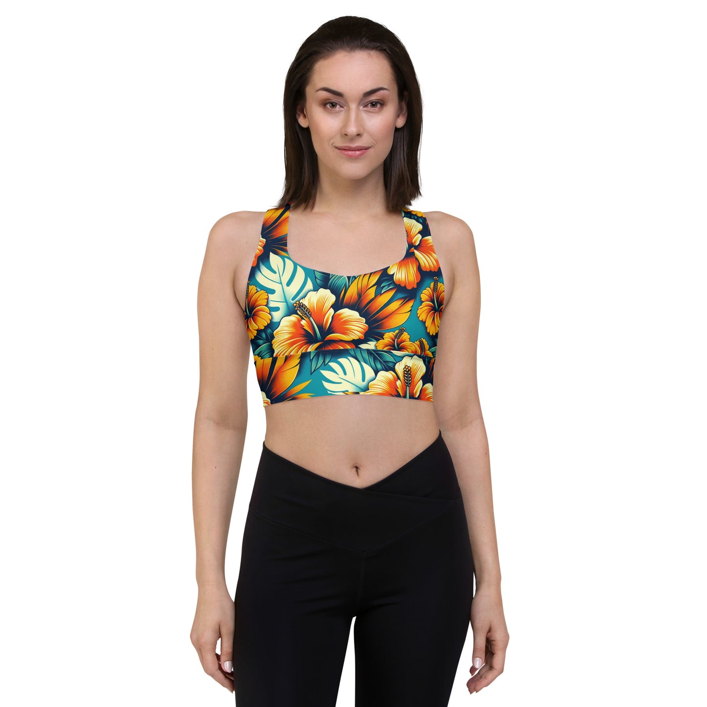 Longline sports bra