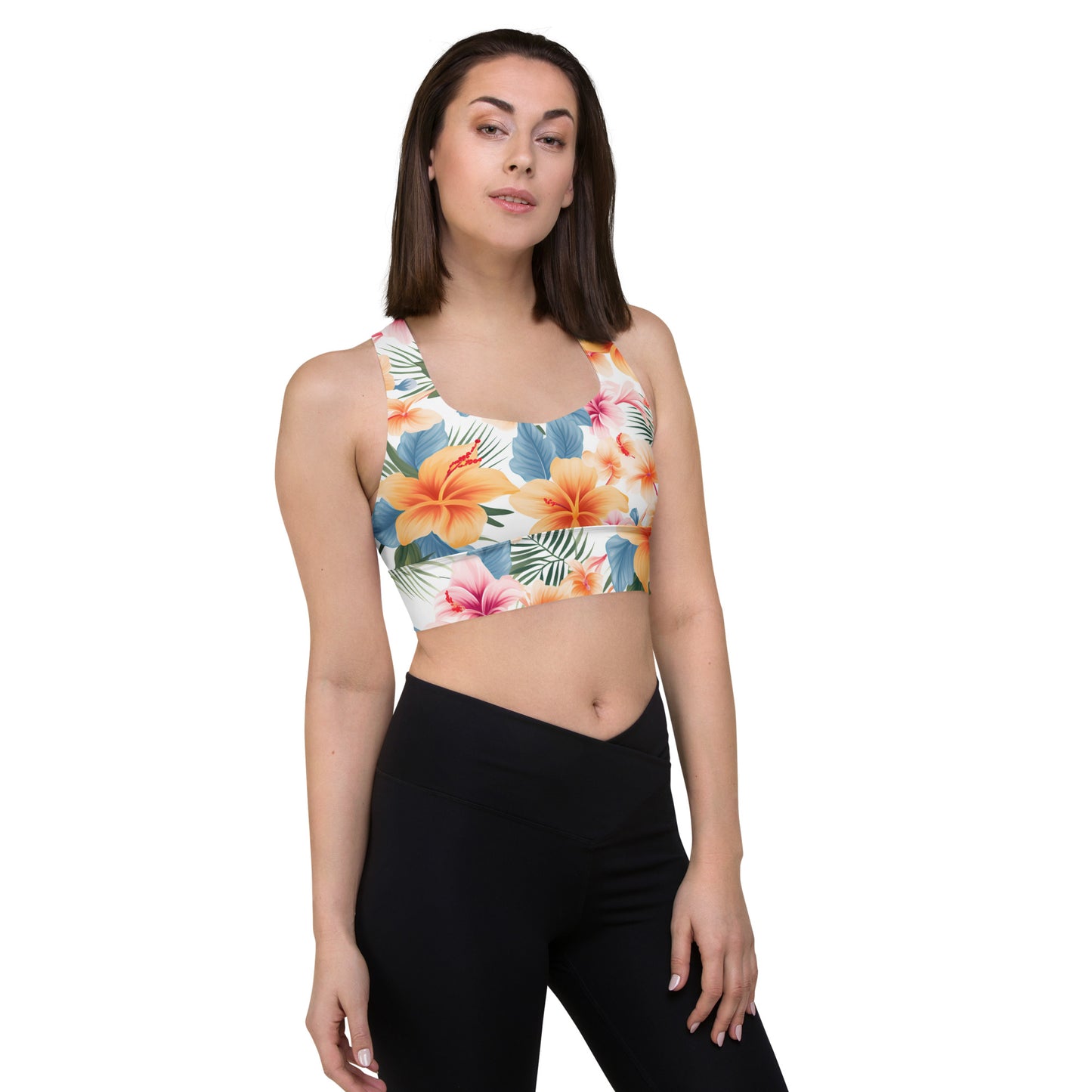 Longline sports bra