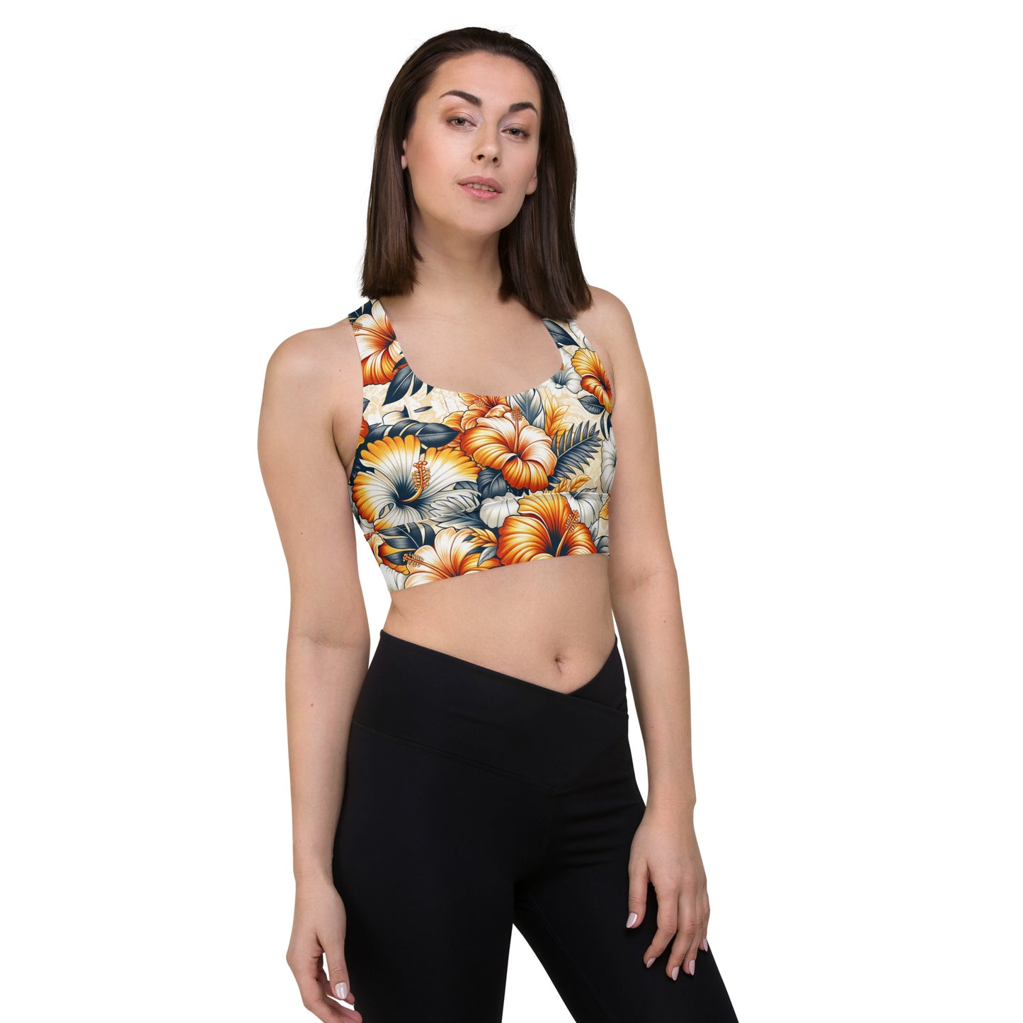 Longline sports bra